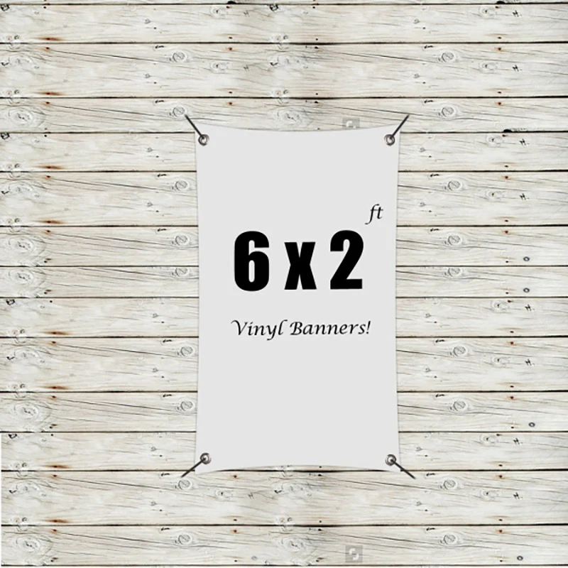 Custom 6' x 2' Vinyl Banners 1