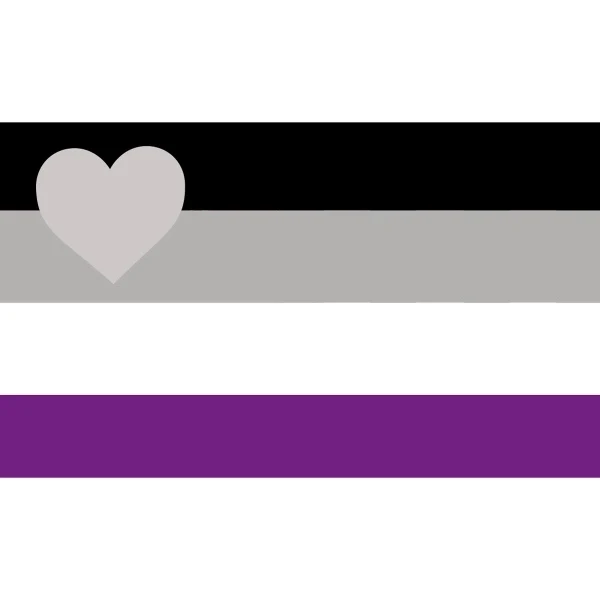 Demiromantic Antenna Flag - Design 1 1