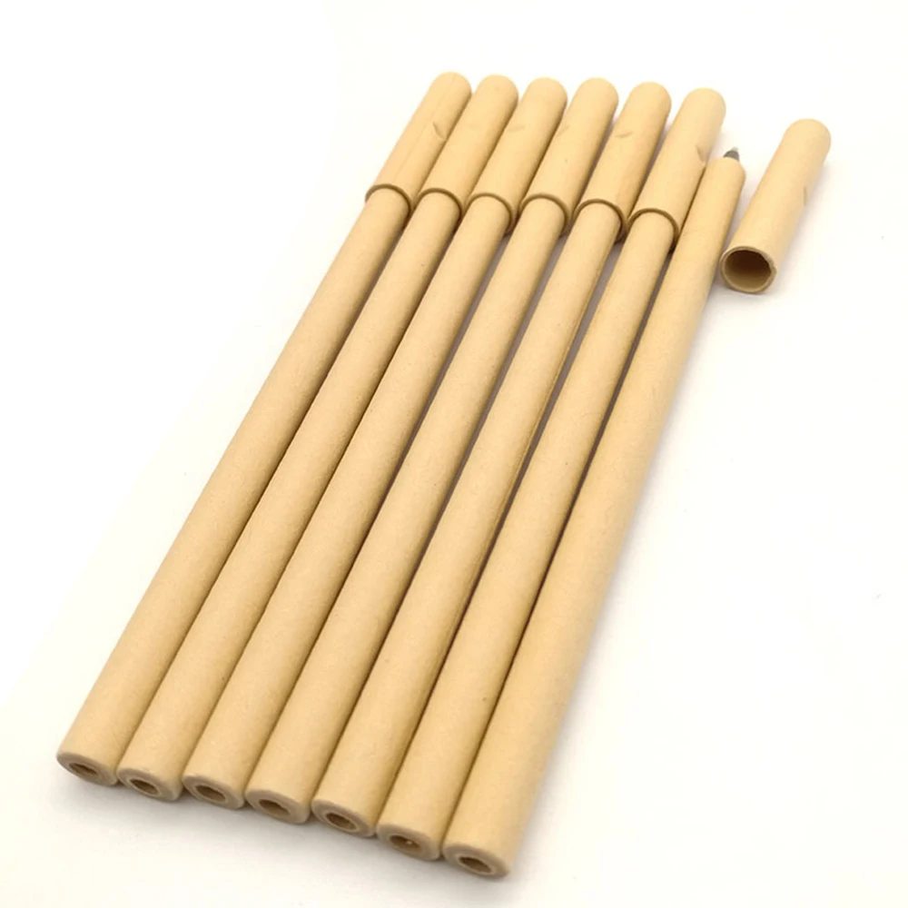 Environmentally friendly creative paper tube 1.0mm ballpoint pen 1