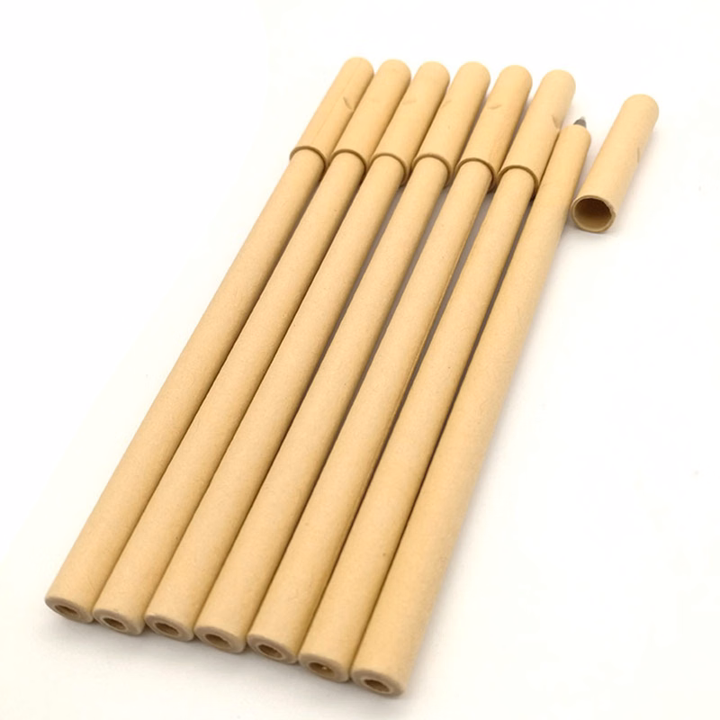 Environmentally friendly creative paper tube 1.0mm ballpoint pen