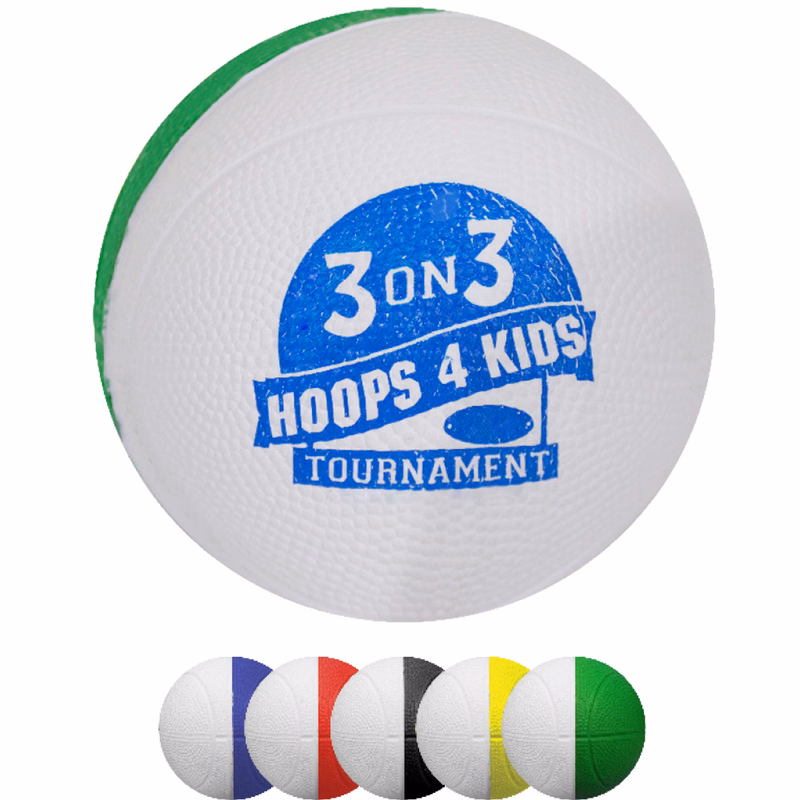 Two Tone Mini Foam Basketball