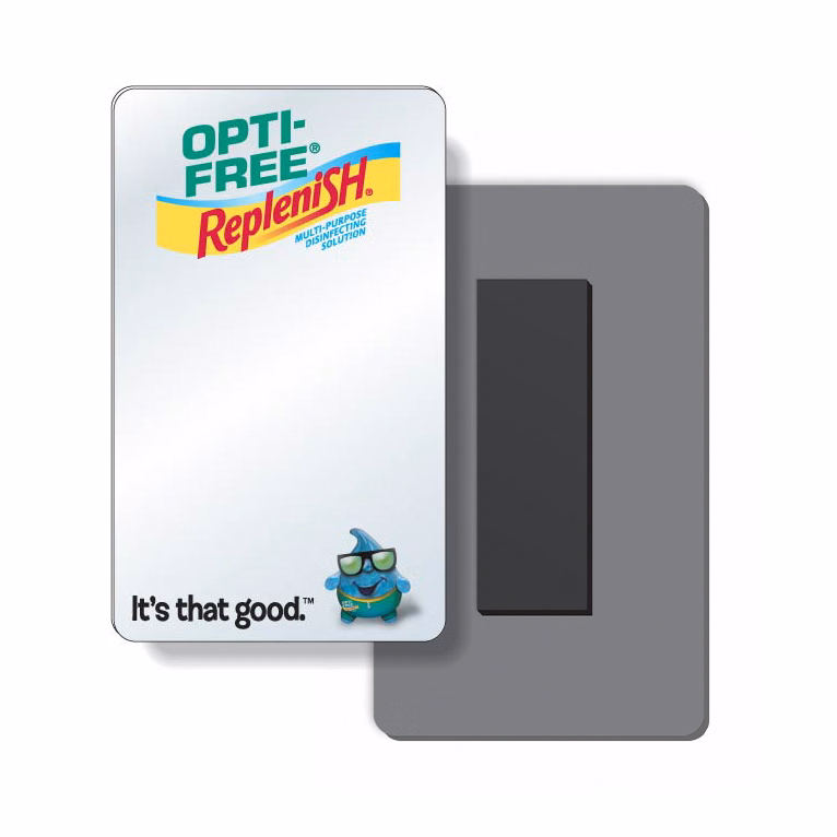 Co-Polyester Magnetic Mirror Rectangle Shape (3"x5"), Full Colour