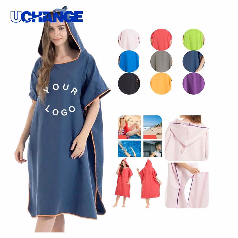 Microfiber Adult Poncho with Quick Dry Fabric for Travel