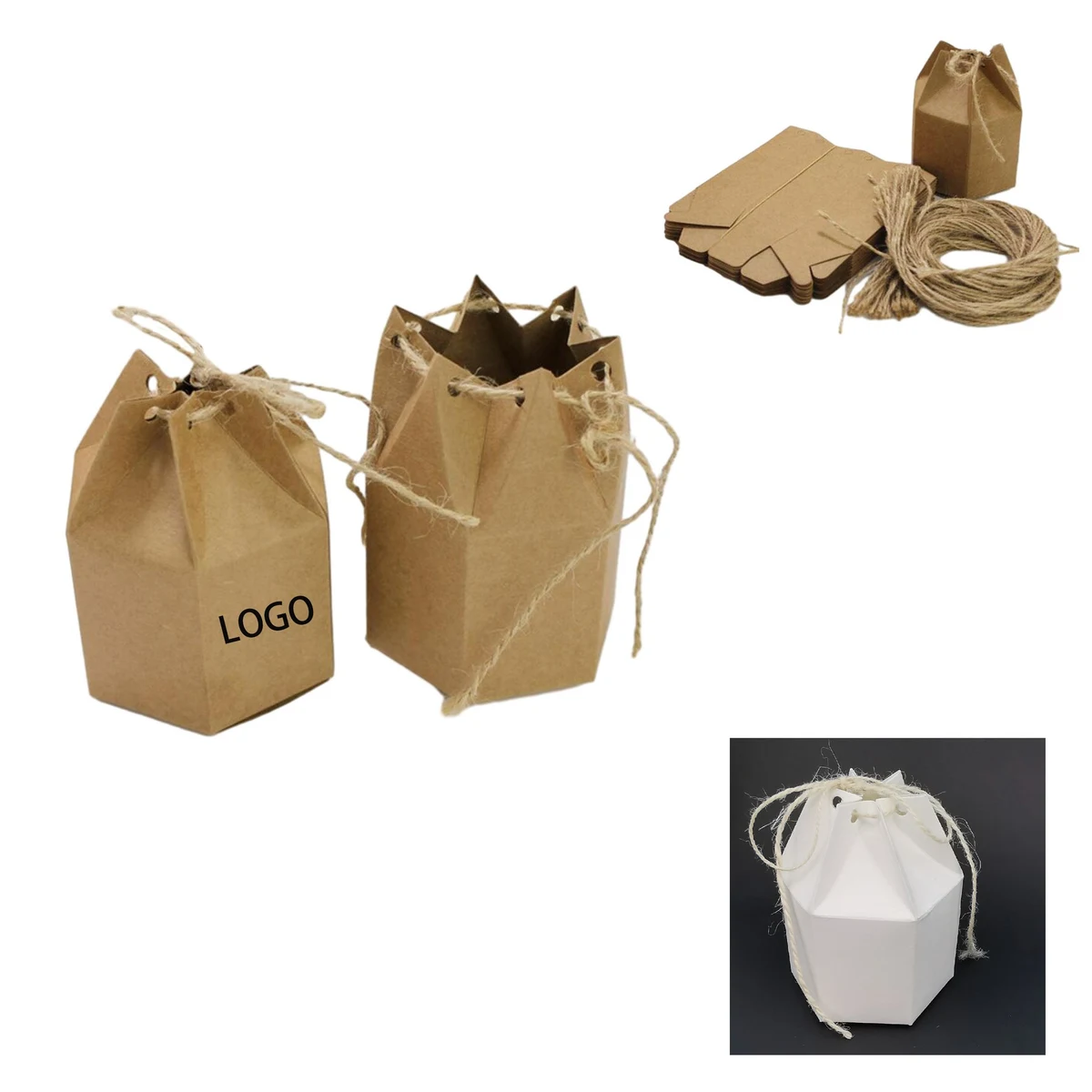 Kraft Paper Candy Box 1