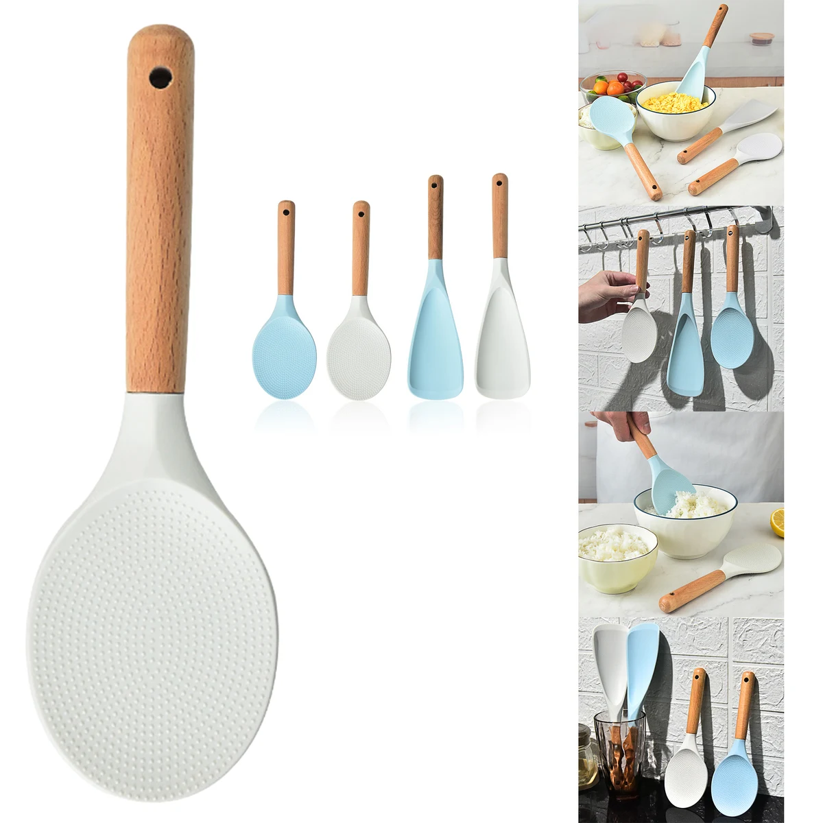 Sushi Paddle Silicone Rice Paddle 1