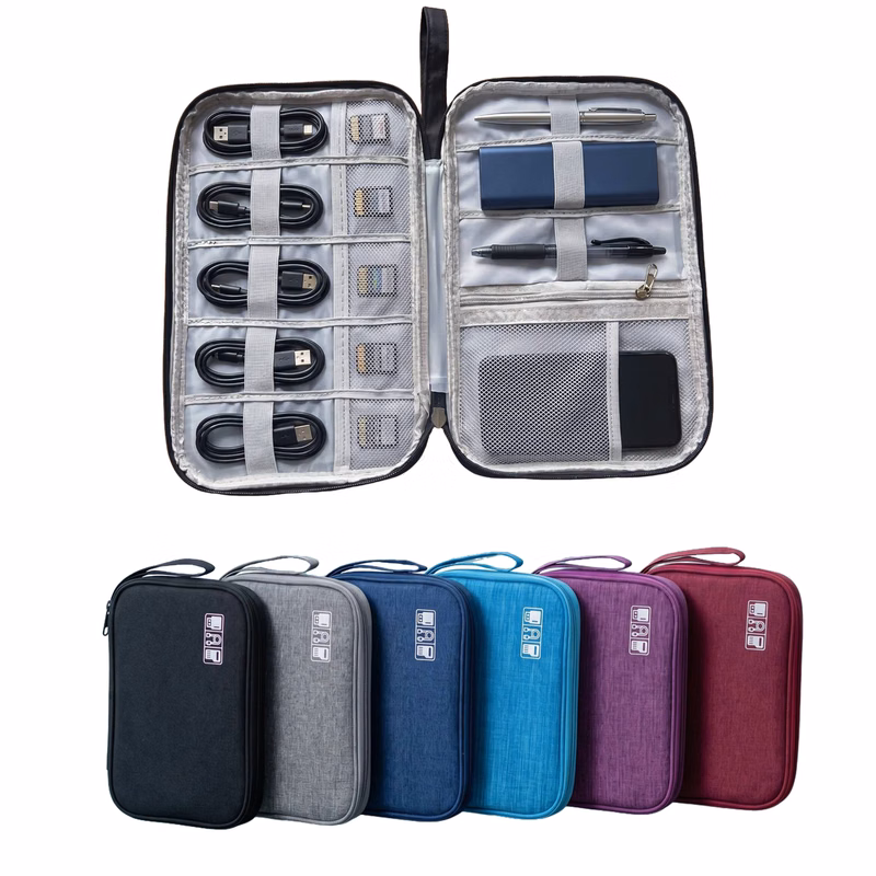 Data Cable Charger Storage Bag