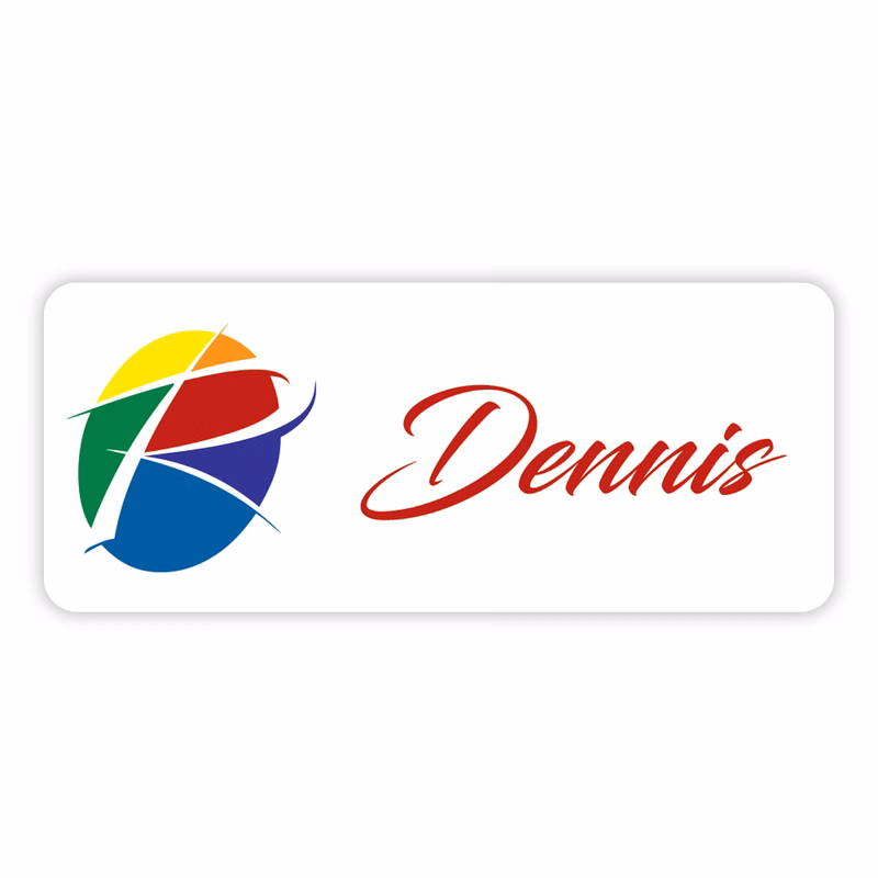 UV Full-Color Name Badge - 1.25"X3" Spectrum Series (60mil)