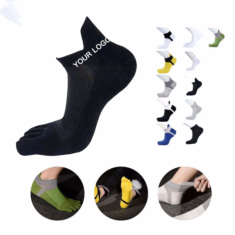 Durable Five Toe Socks with Reinforced Heel