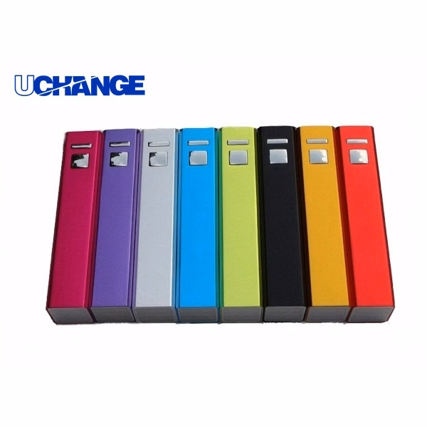 2200mAh Square Aluminum Power Bank for Travel Backup & Daily Carry