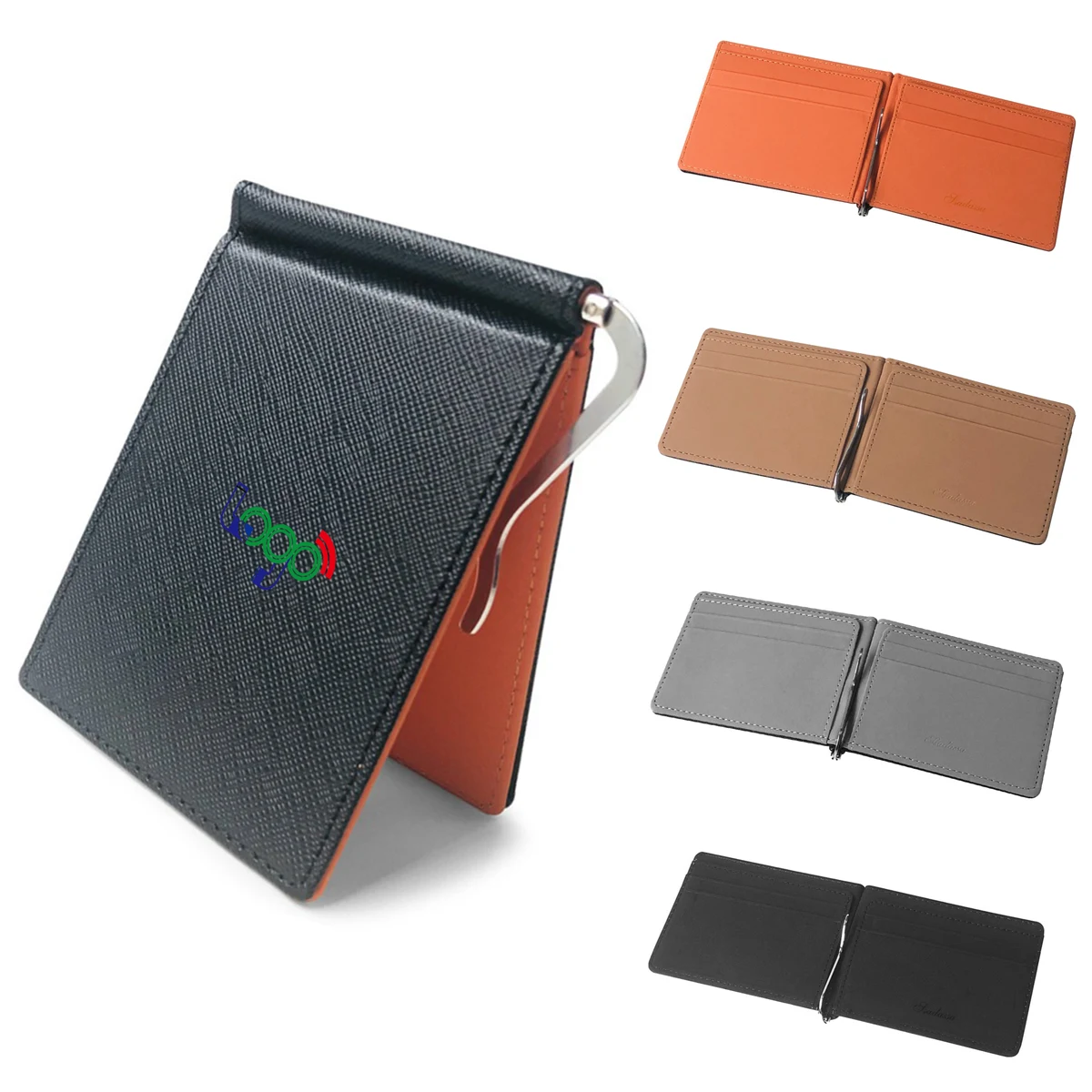 Saffiano PU Leather Wallet - Compact & Stylish 1