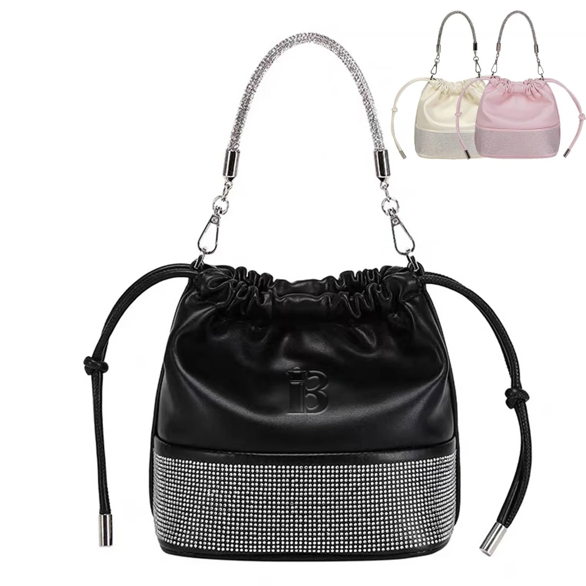 PU Leather Bucket Crossbody Bag 1