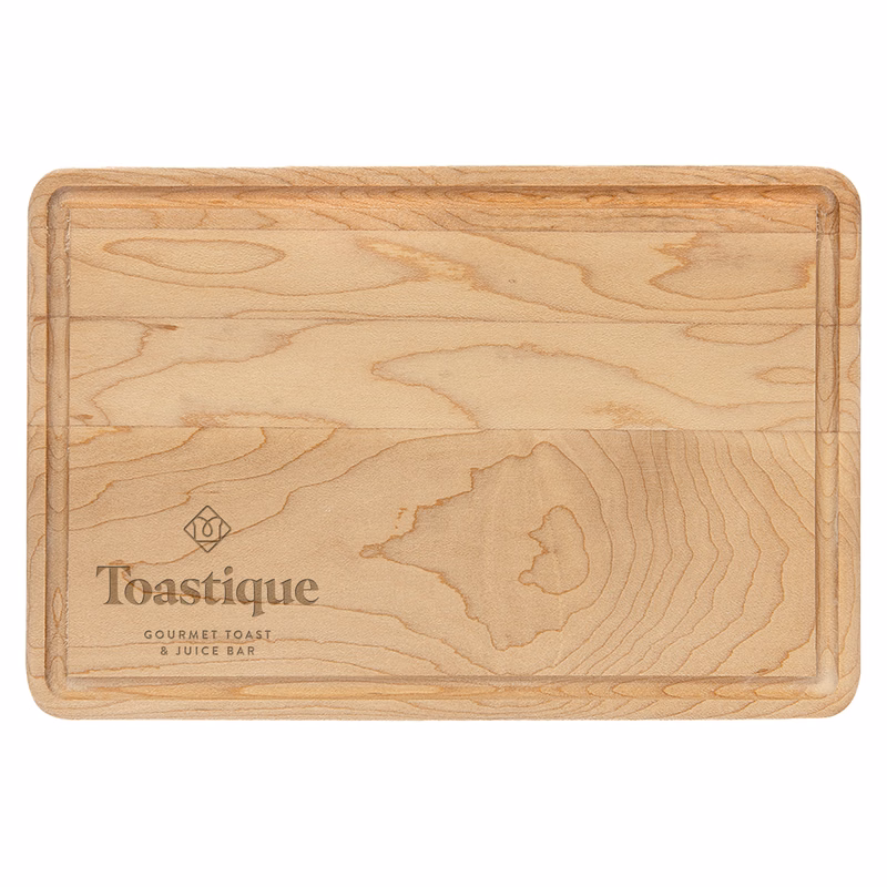 9" x 6" Maple Cutting Board with Juice Groove