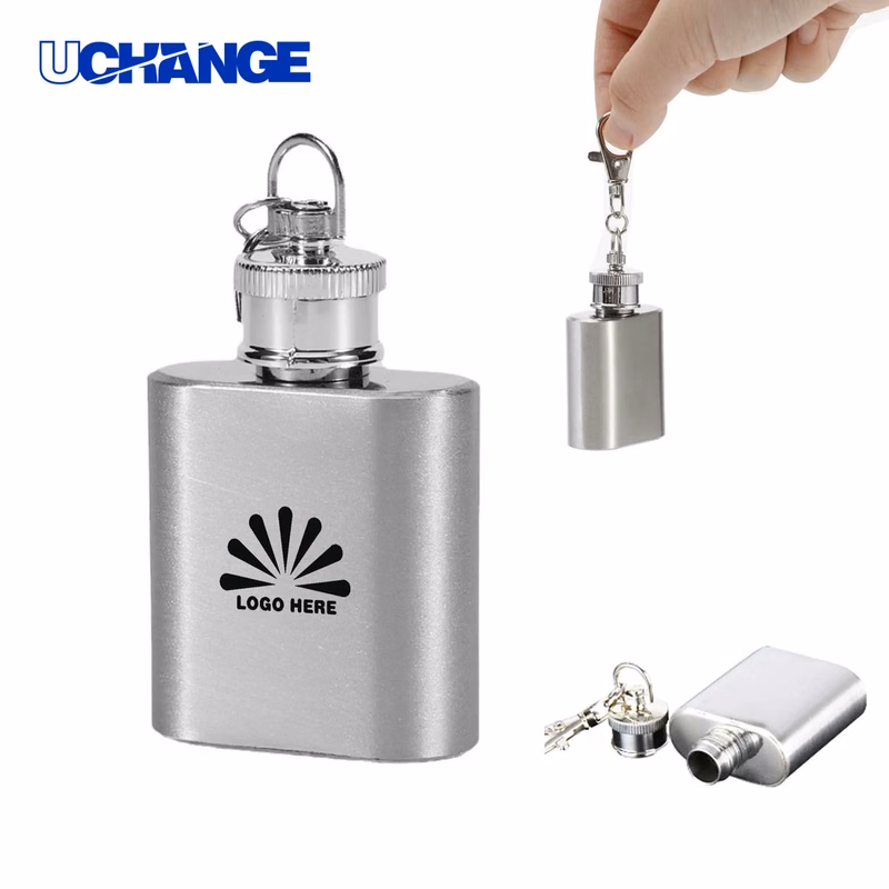 Mini 1oz Flask Keychain