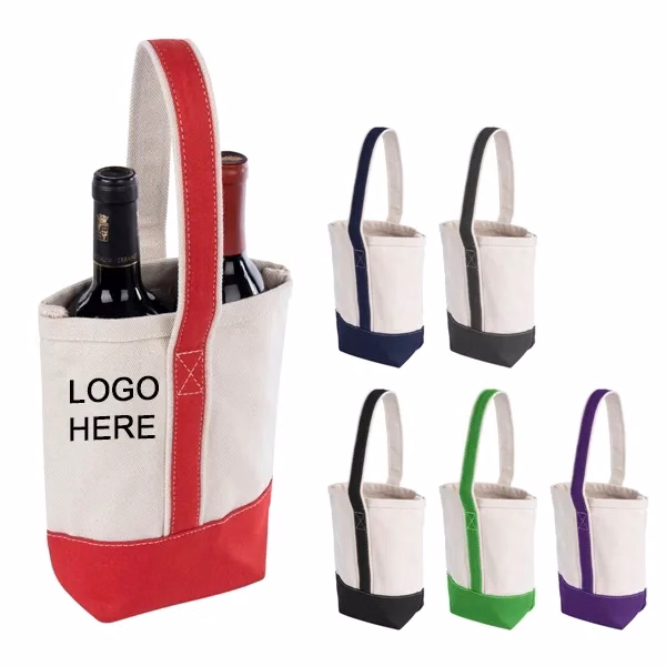 Wine Bottle Tote Bag