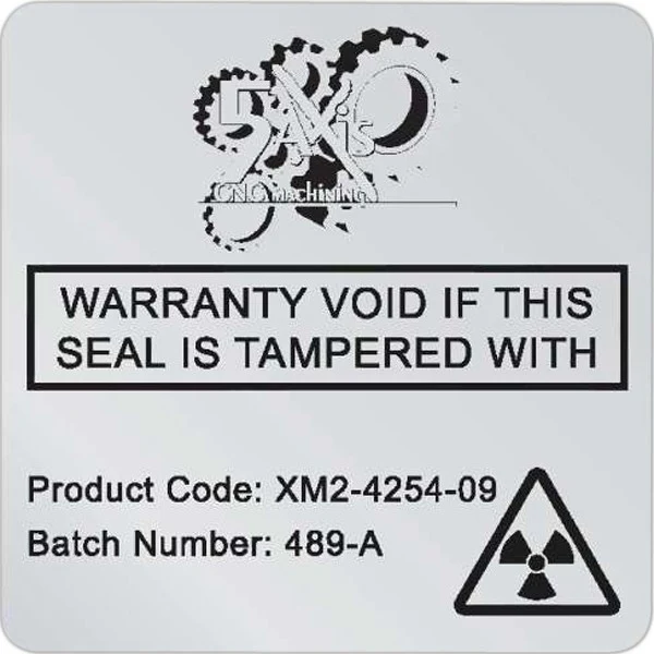 Tamper Evident Labels 1
