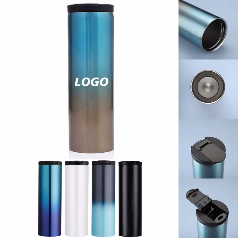 17 oz Stainless Steel Insulated Coffee Cups with Flip Lid