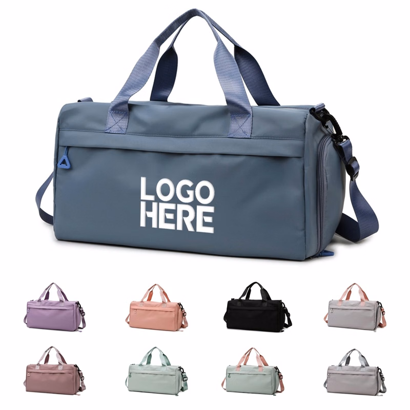 Solid Color Minimalist Style Waterproof Gym Bag
