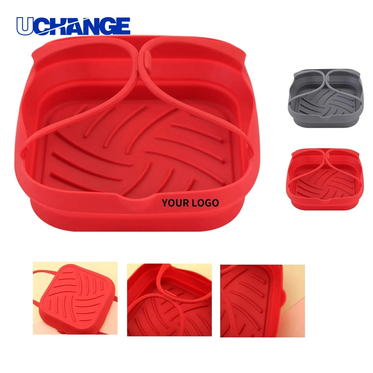 Silicone Air Fryer Liner with Handles 1