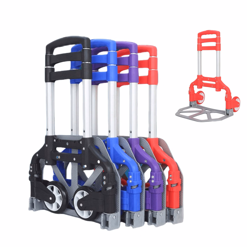 Aluminum Collapsible Trolly with 2 Wheels