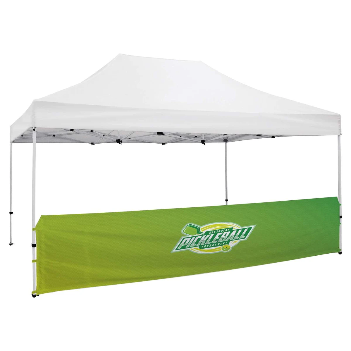 15' Premium Tent Mesh Vinyl Half Wall Kit (UV-Printed) 1
