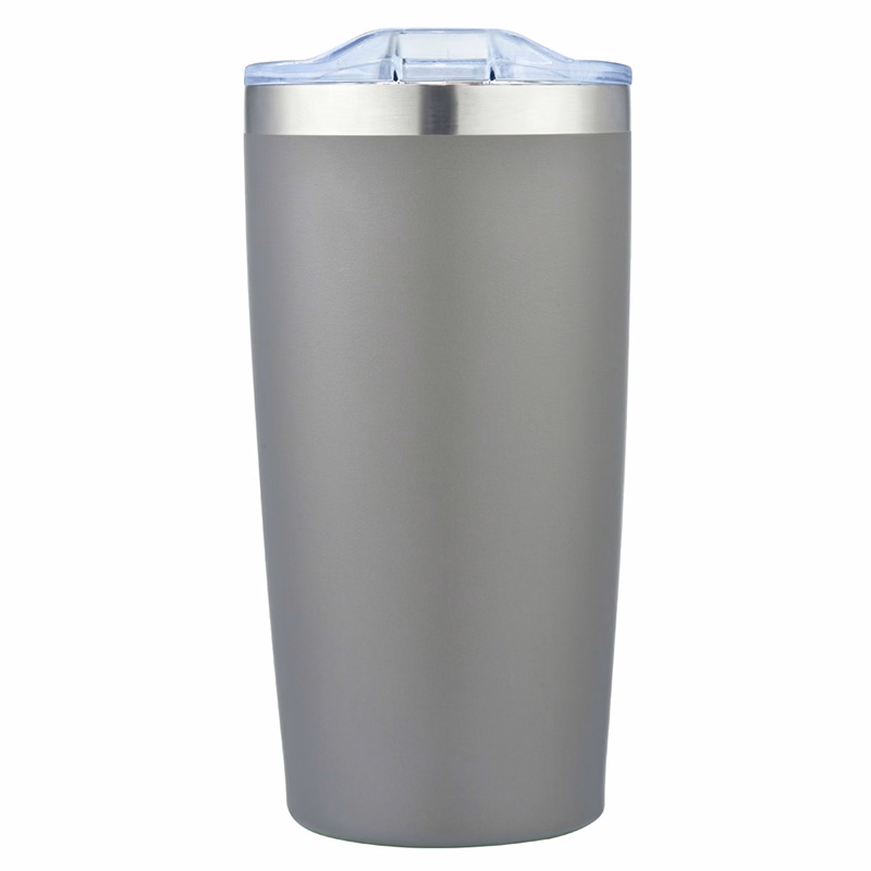 20oz. Stainless Steel Hot / Cold Beverage Tumbler with Slide Lid