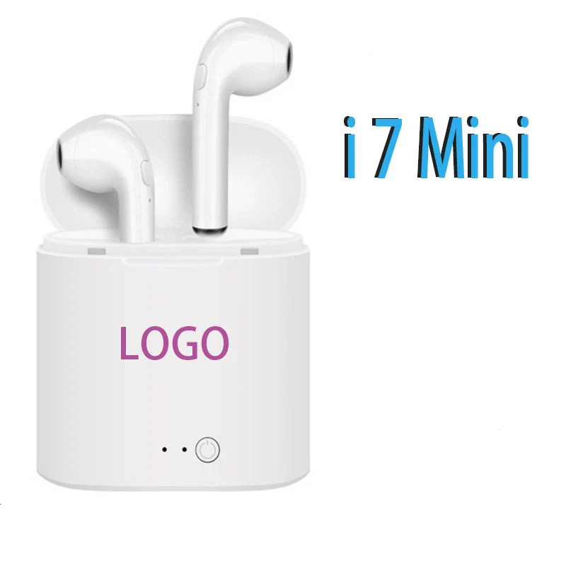 I7 mini Wireless Earbuds Headphones w/ Charging Case Compatible 1