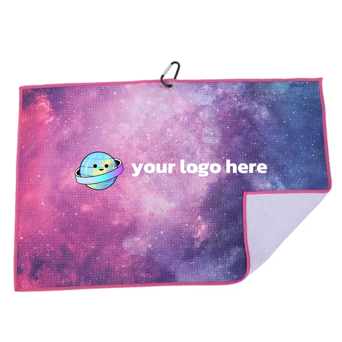 MOQ 10pcs Golf Course Towel with Hook 1