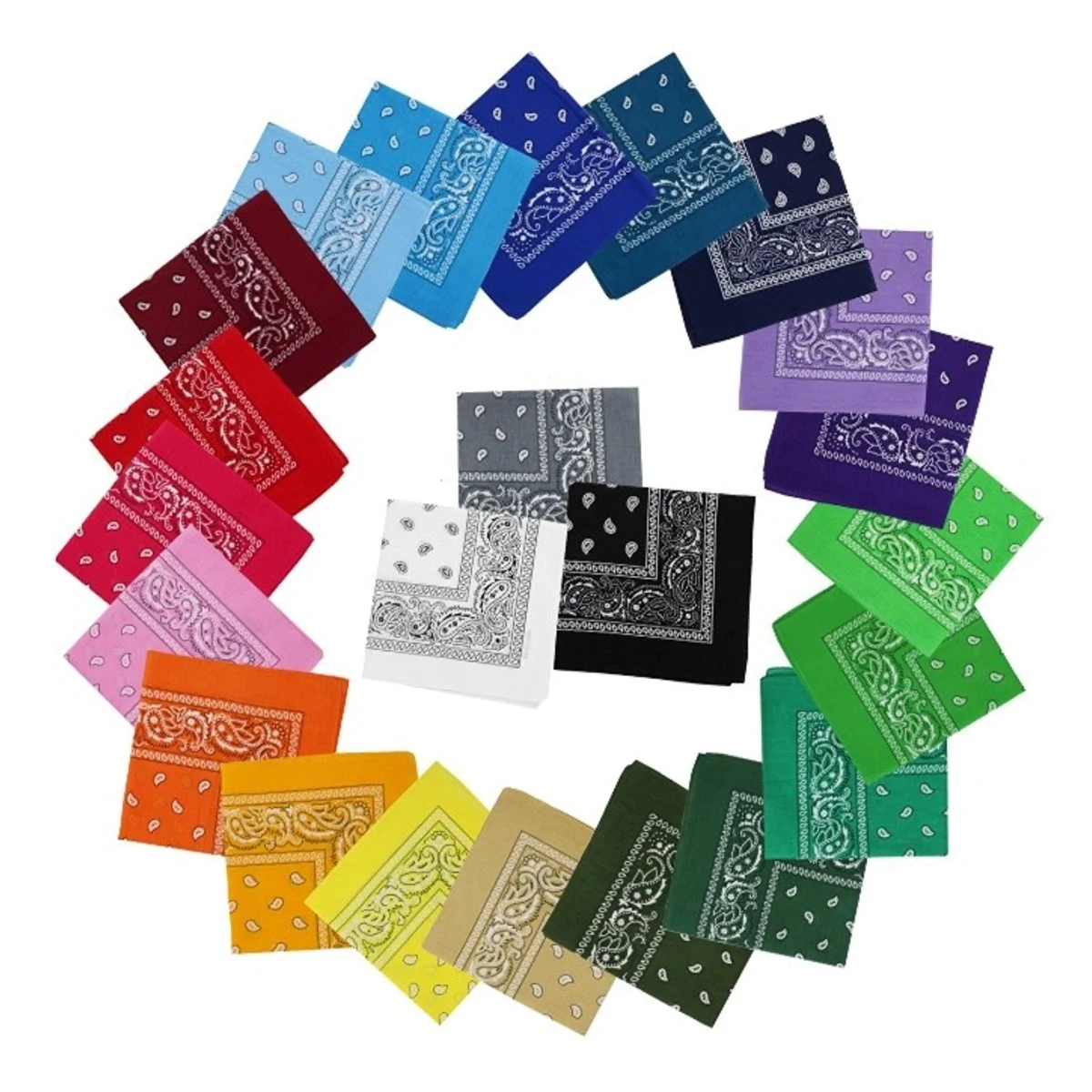 Cotton Custom Printed Square Scarf, custom women's shirt with logo imprint 1