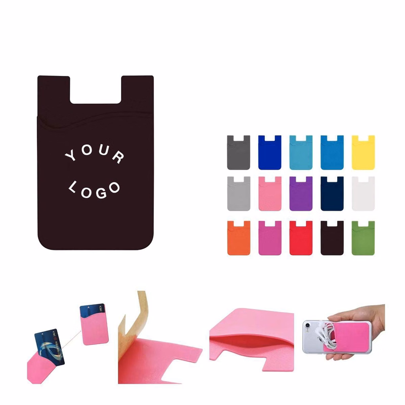 Flexible Silicone Card Pocket for Smartphones