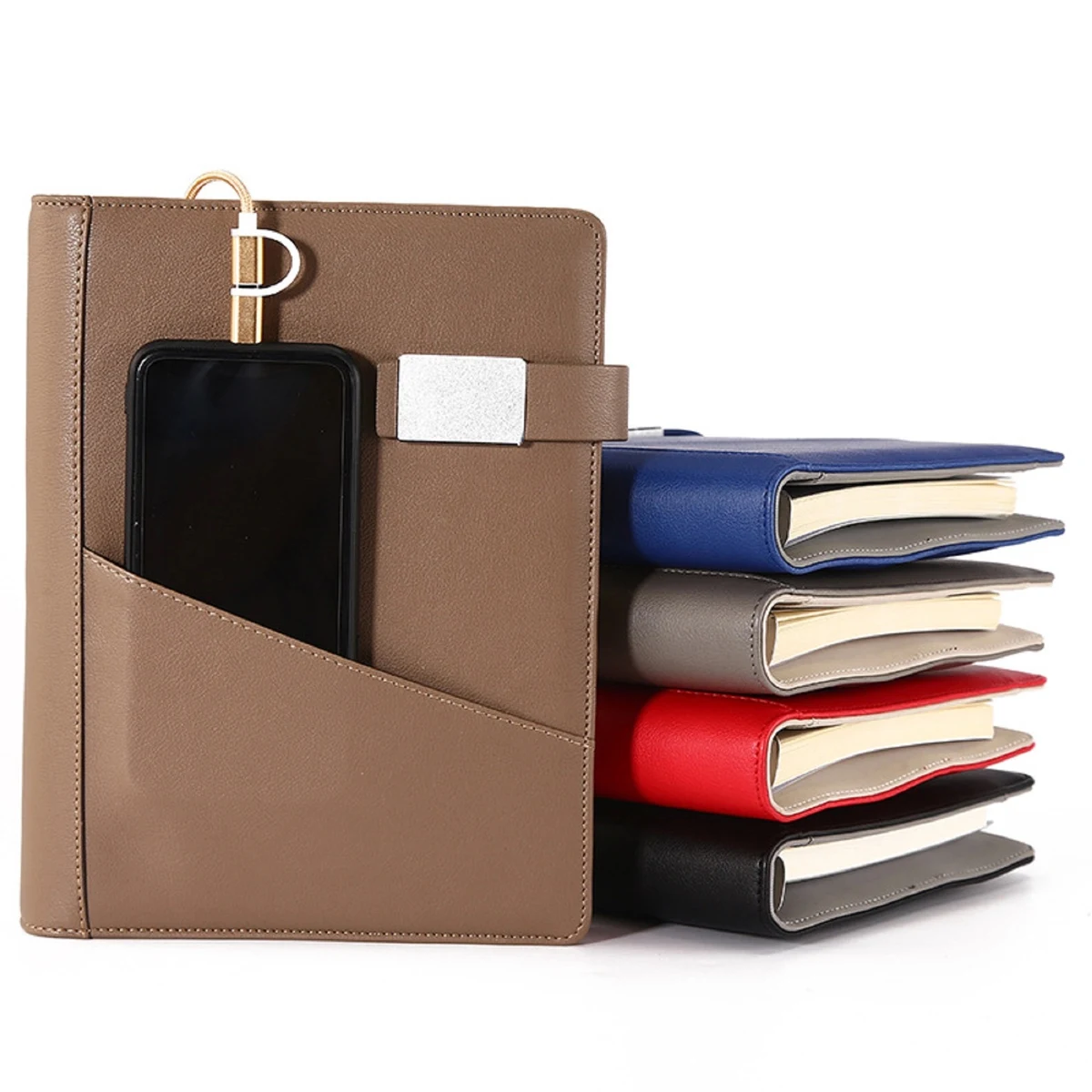 A5 Notepad w/Power Bank and Flash Drive 1