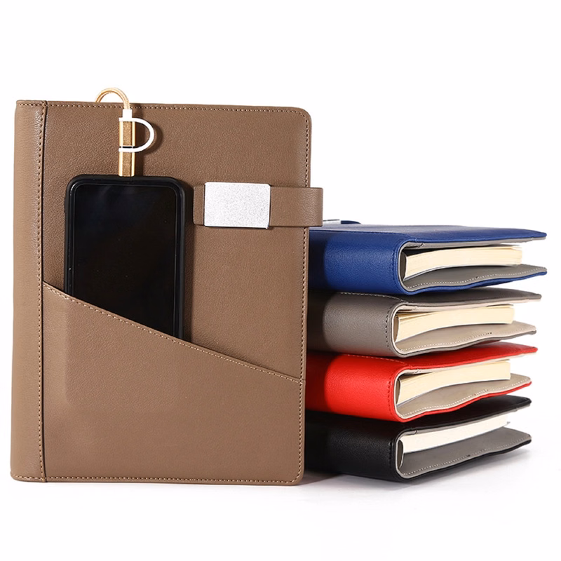A5 Notepad w/Power Bank and Flash Drive