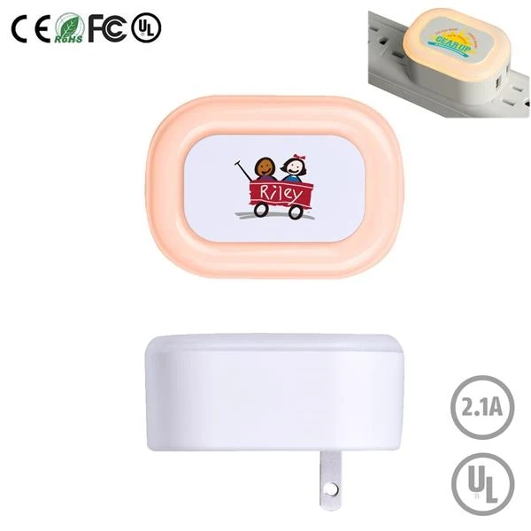 GlowCharge Dual-USB Night Light 1