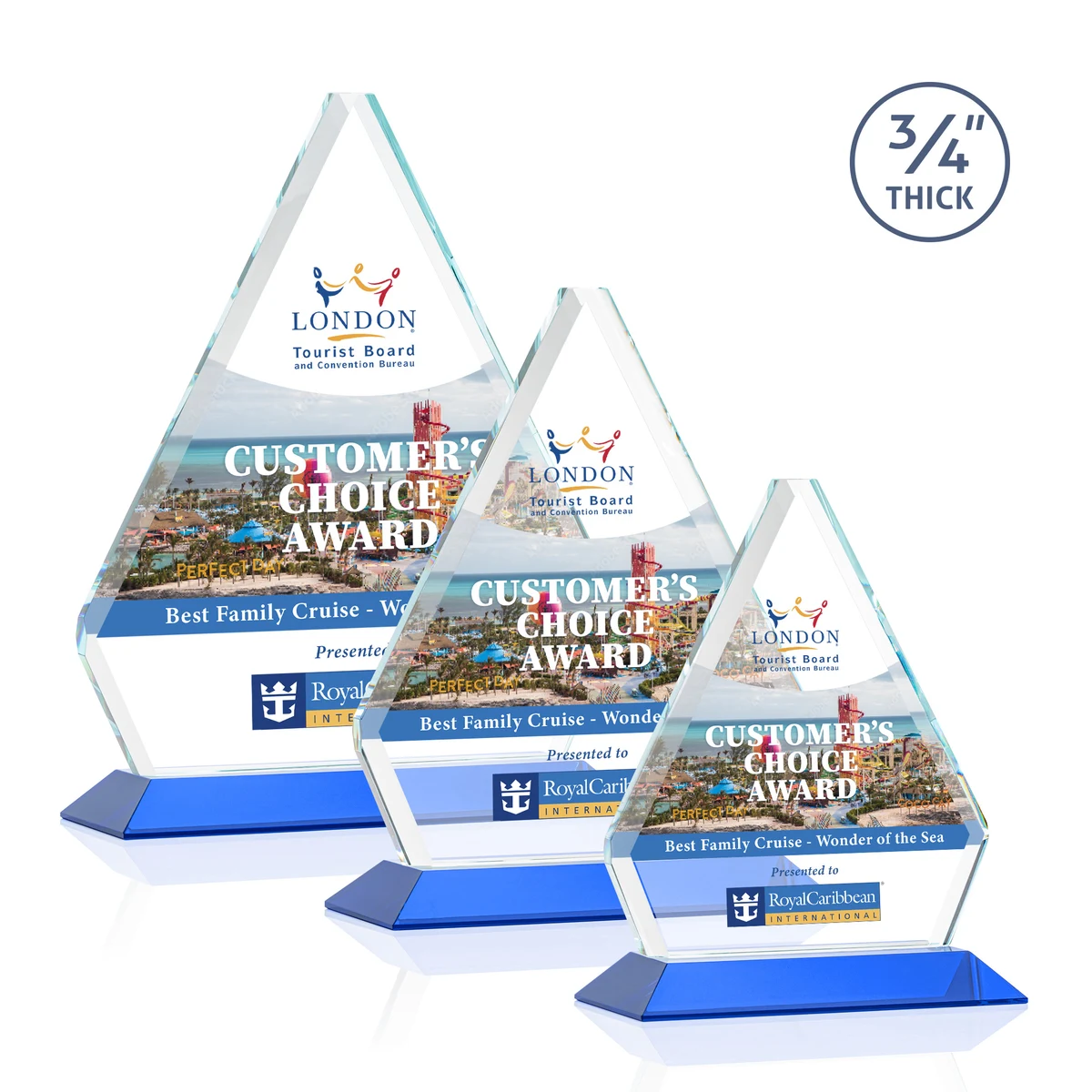 Fyreside VividPrint™ Award - Blue 1