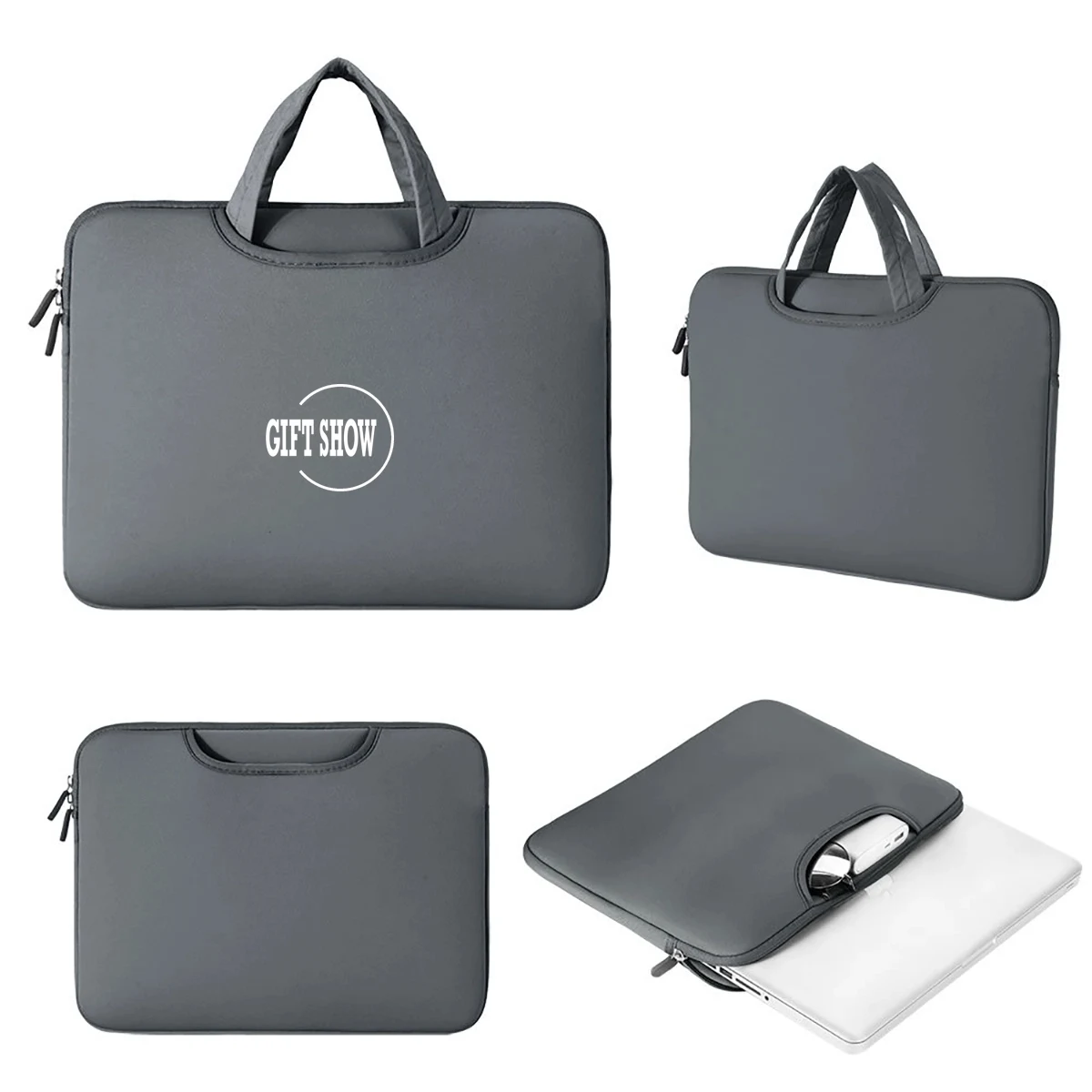 Personalized Laptop Neoprene Sleeve Reversible 14" 1