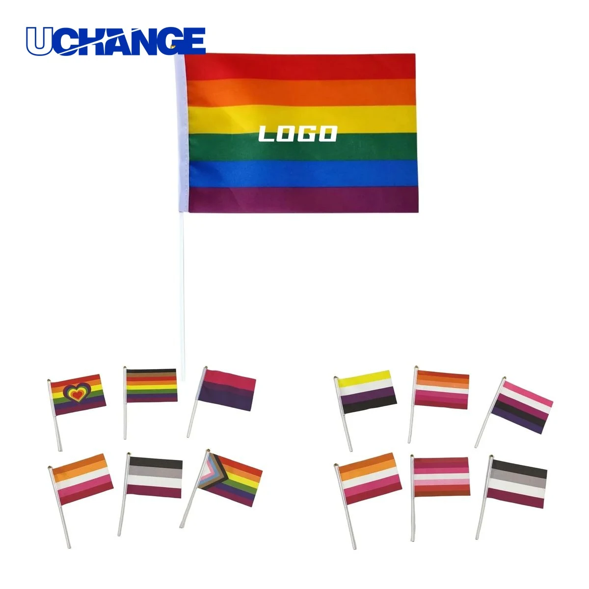 Progress Pride Parade Rainbow Flag 1