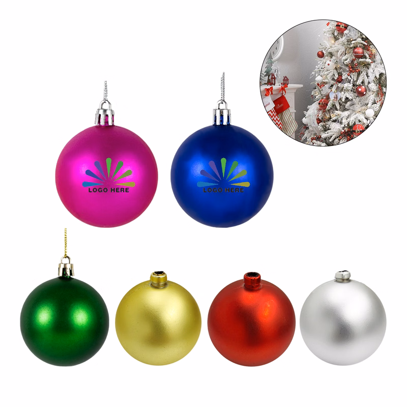 Plastic Christmas Ball Ornaments