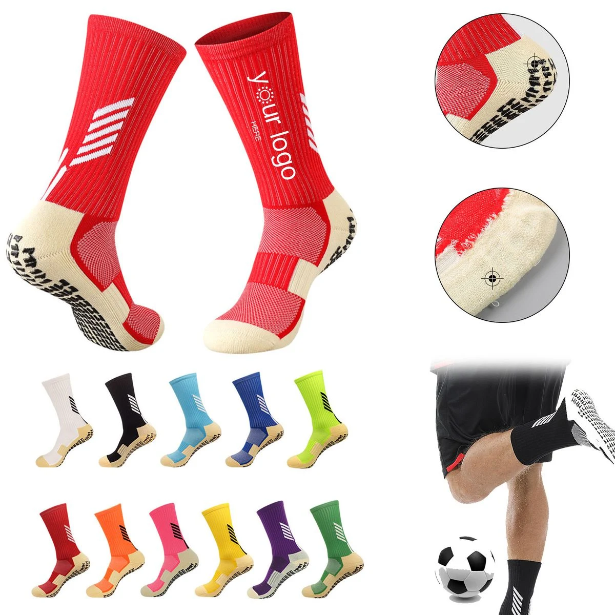 High Performance Cotton Basketball Socks 1