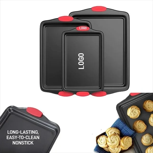 Non-Stick Kitchen Oven Baking Pans 3 Piece Set 1