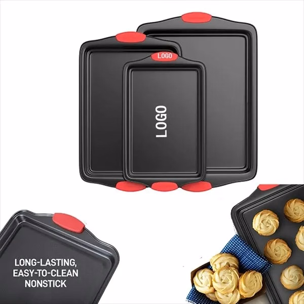 Non-Stick Kitchen Oven Baking Pans 3 Piece Set