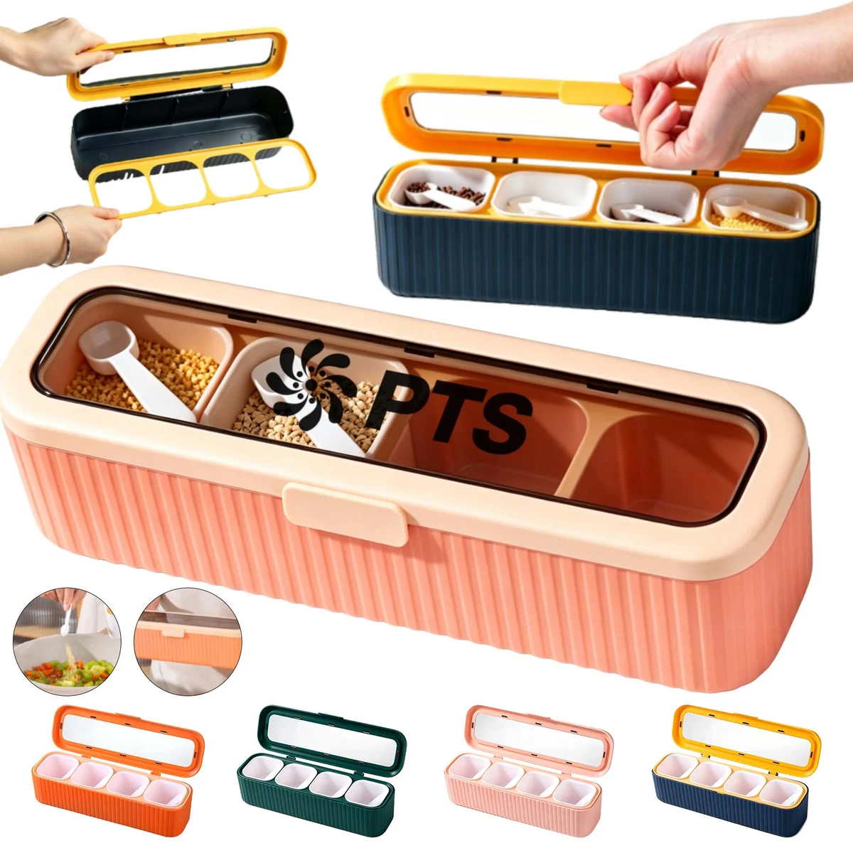 4 Compartments Seasoning Box 1