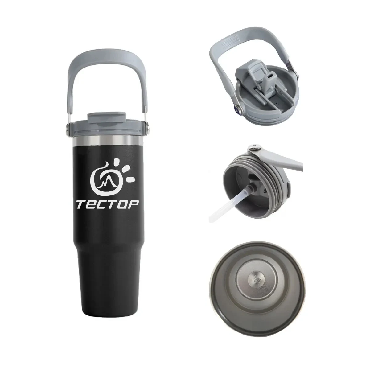 30Oz Stainless Steel Straw Tumbler 1