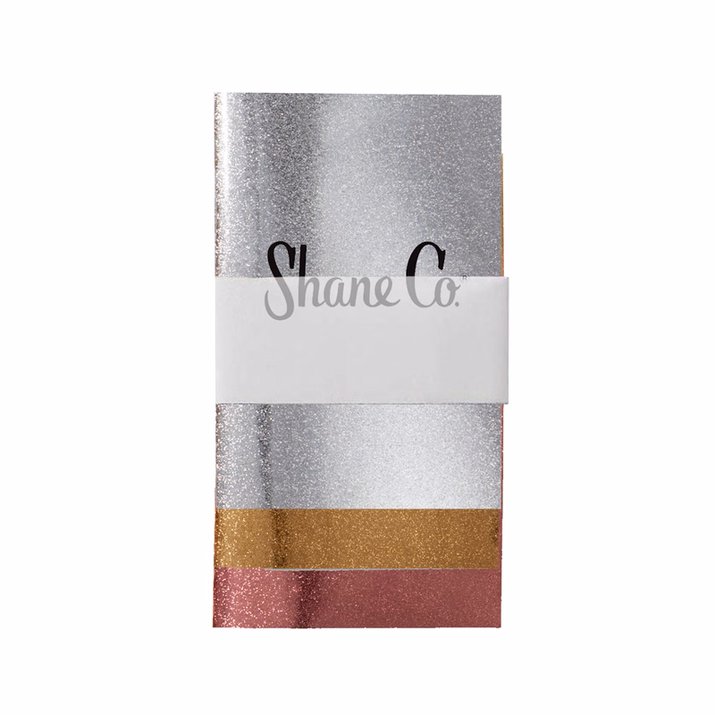 Mini Glitter Notebook Set