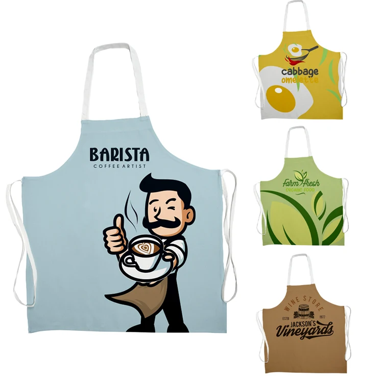 Super Sale - 10 oz. Full-Color Heavy-Duty Polyester Apron 1