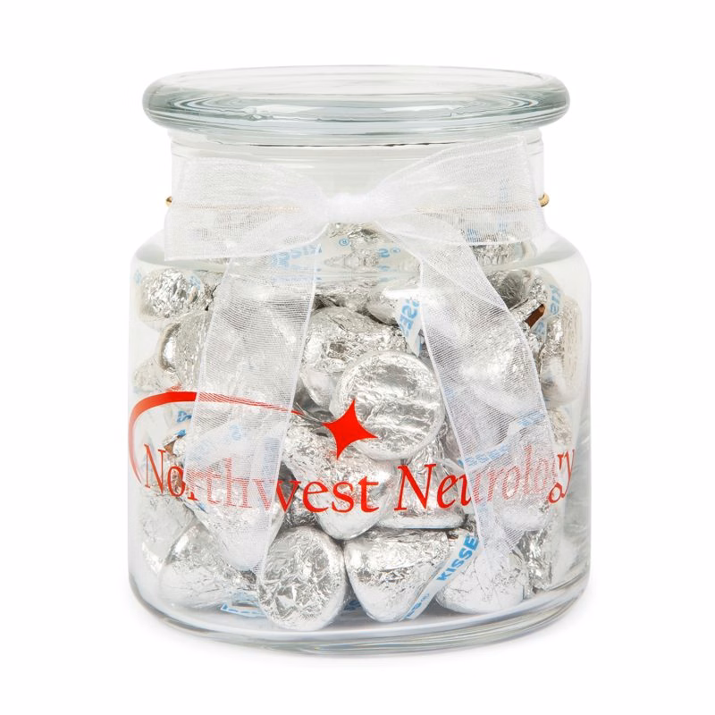 22oz. Glass Jar - Hershey's Chocolate Kisses
