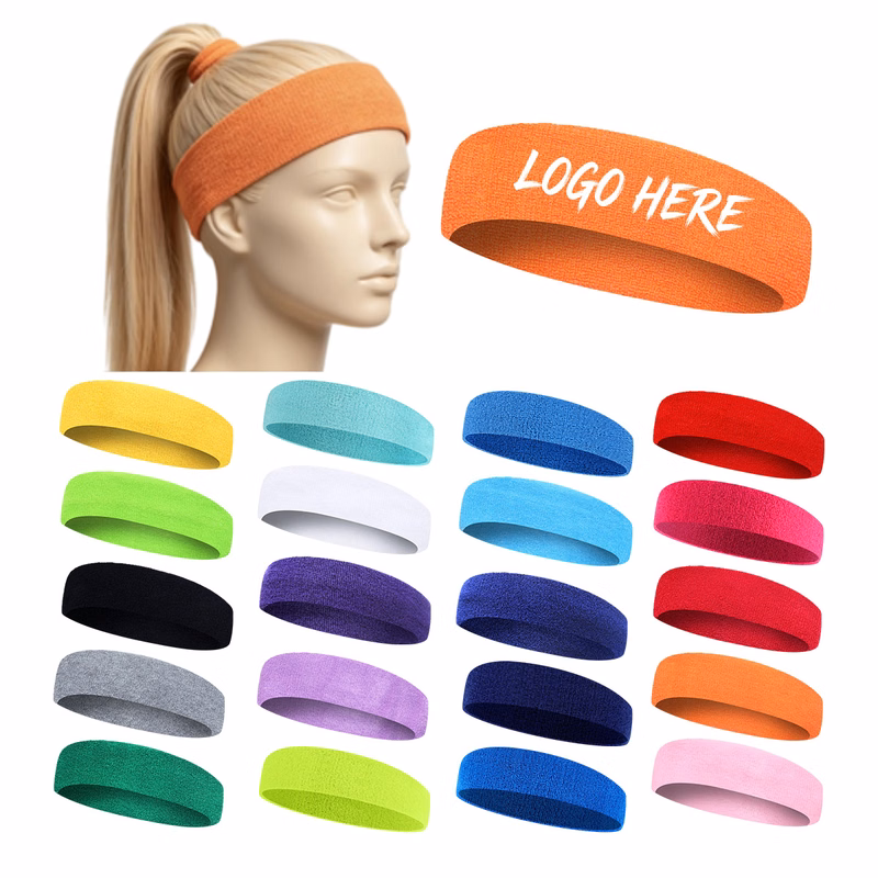 Sweat-Wicking Elastic Fitness Headband