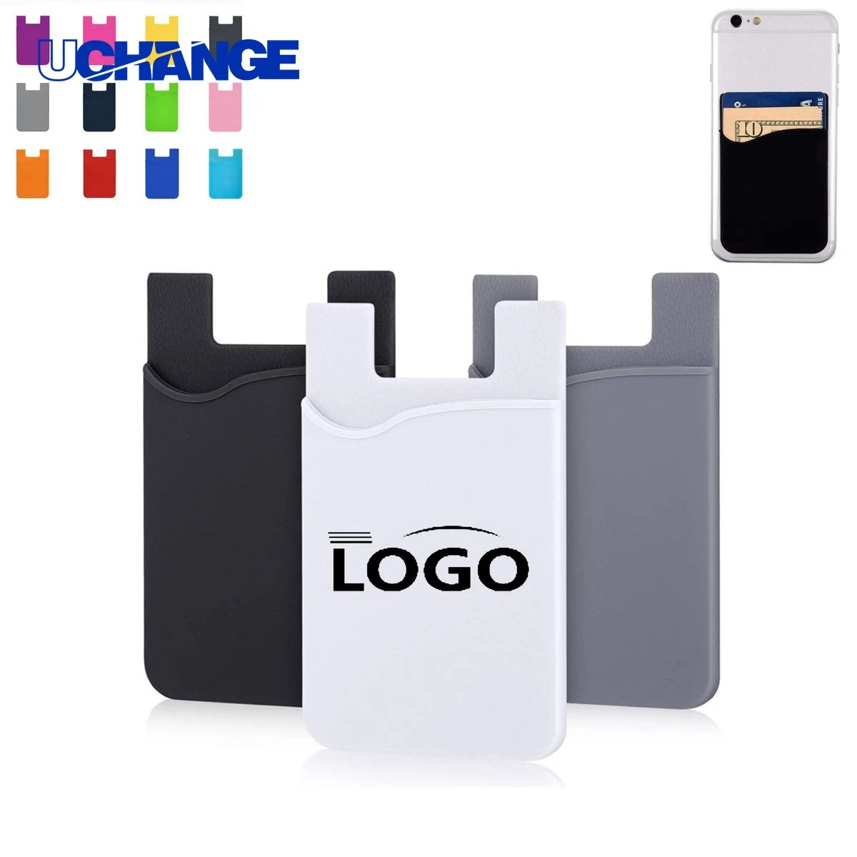 Customizable Silicone Phone Wallet 1