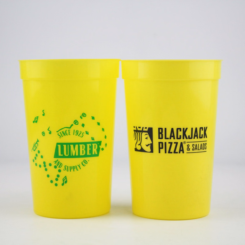 16oz Plastic Stadium Clear Cups