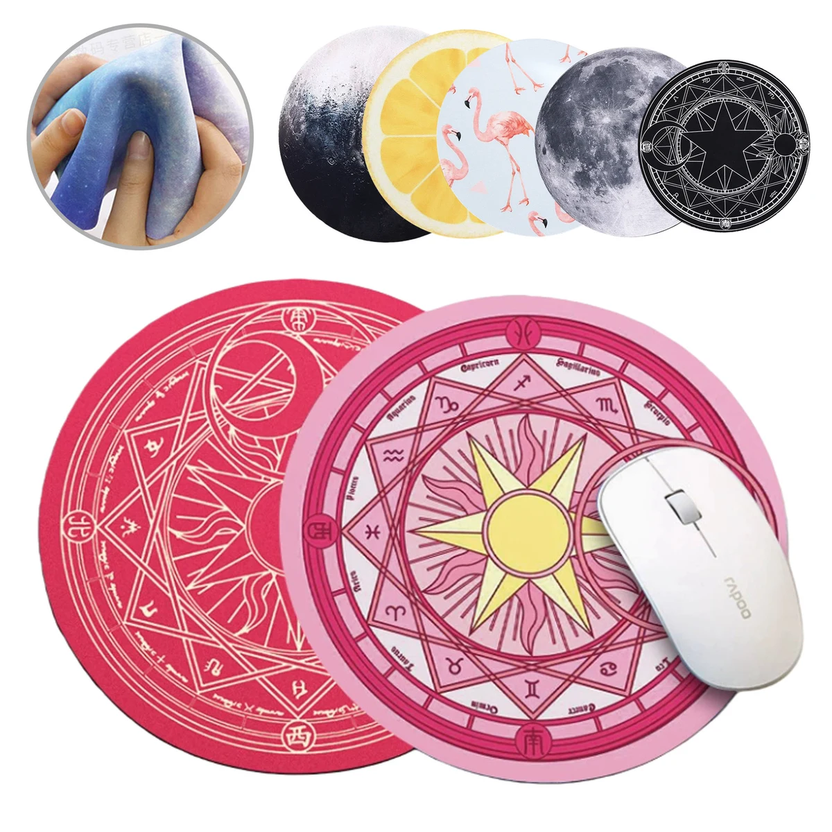 8"Round x 1/16" Mouse Pad 1