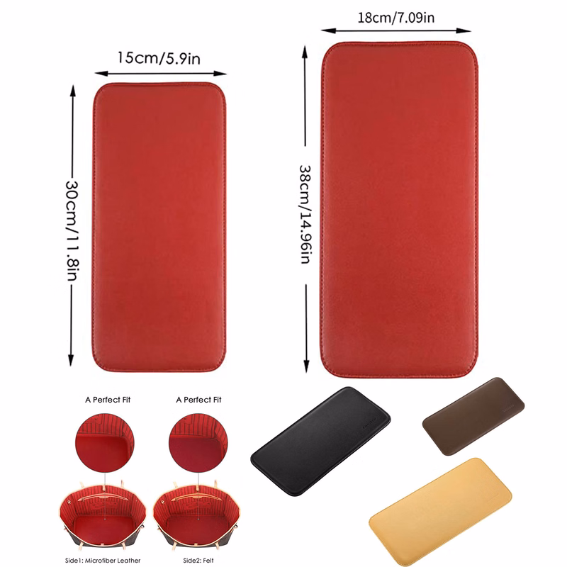 11.8 x 5.9 Inches Felt and Leather Handbag Base Shaper