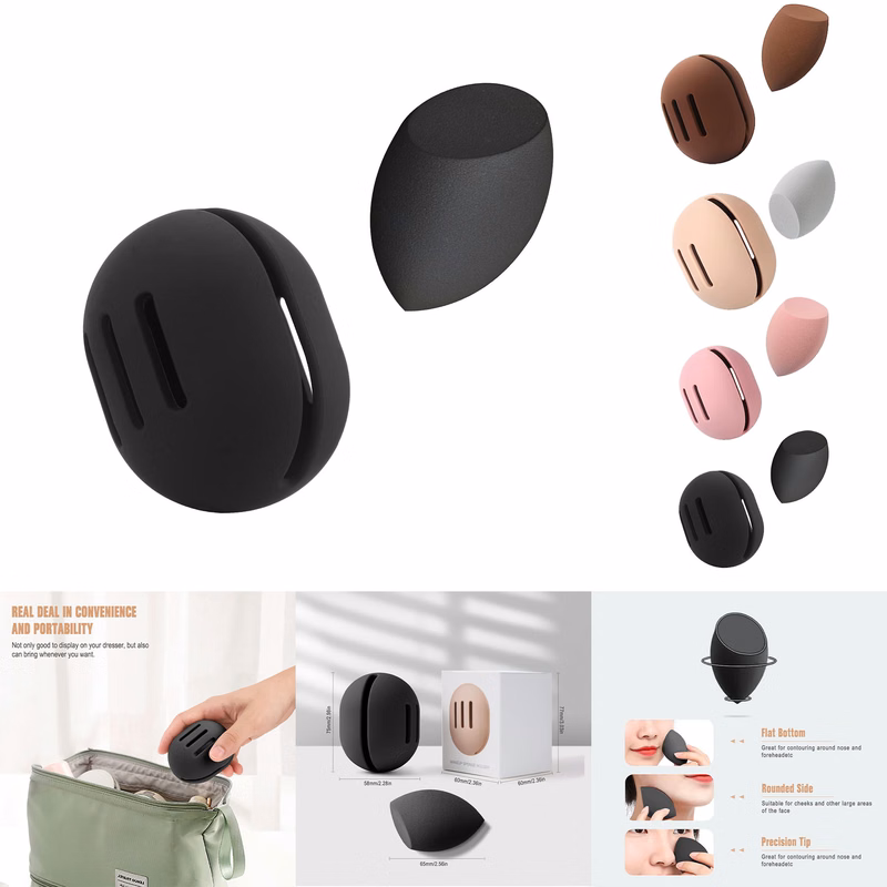 Makeup Sponge Holder with Makeup Sponge